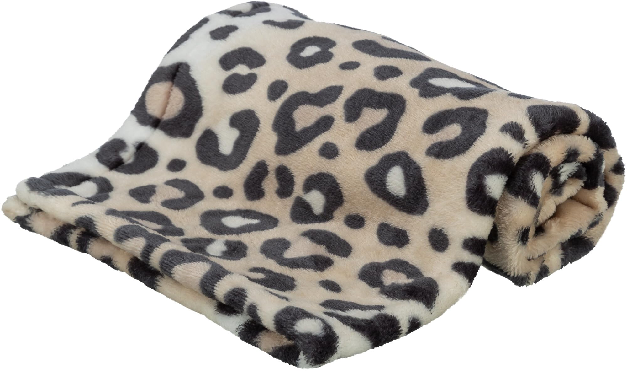 TRIXIE Dog Blanket Leo, Softs Dog Pillow In Cream, 70X50Cm, Cosy Dog Bed With Soft Plush Cover - 374248