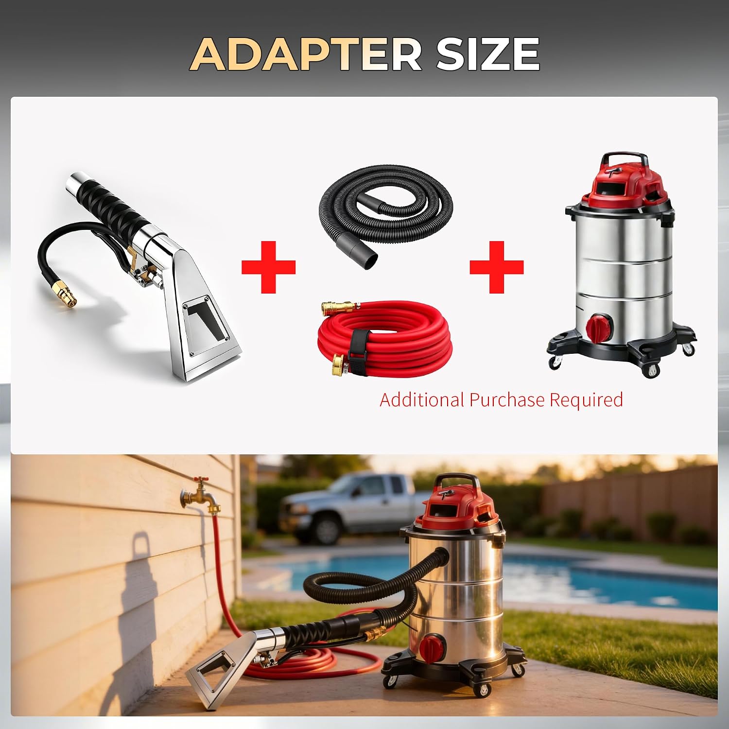 Carpet Extractor Wand Auto Detailing Vacuum Extractor Tool