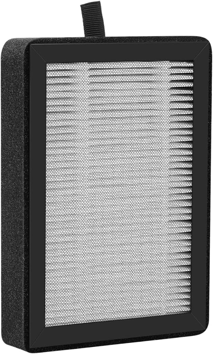 Nispira 6-Packs LV-H128 HM669A RV60 Replacement Filter Compatible with Levoit PUURVSAS ROVACS Air Purifier Part LV-H128-RF