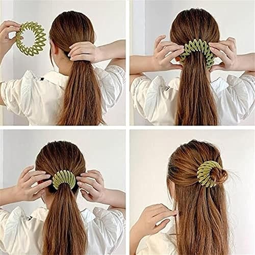 Miniatura 7 de Beaumoment Bird Nest - Pinza mágica para el cabello, soporte para cola de caballo, pinza mágica para el cabello, accesorios para el cabello para