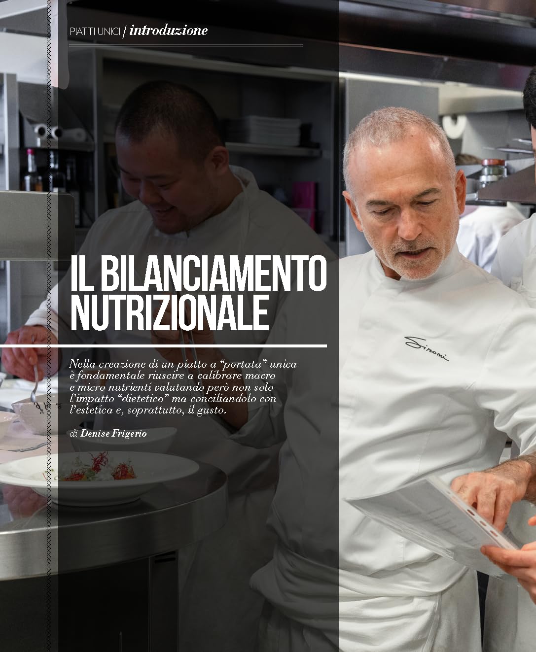 Il piatto unico nella cucina contemporanea