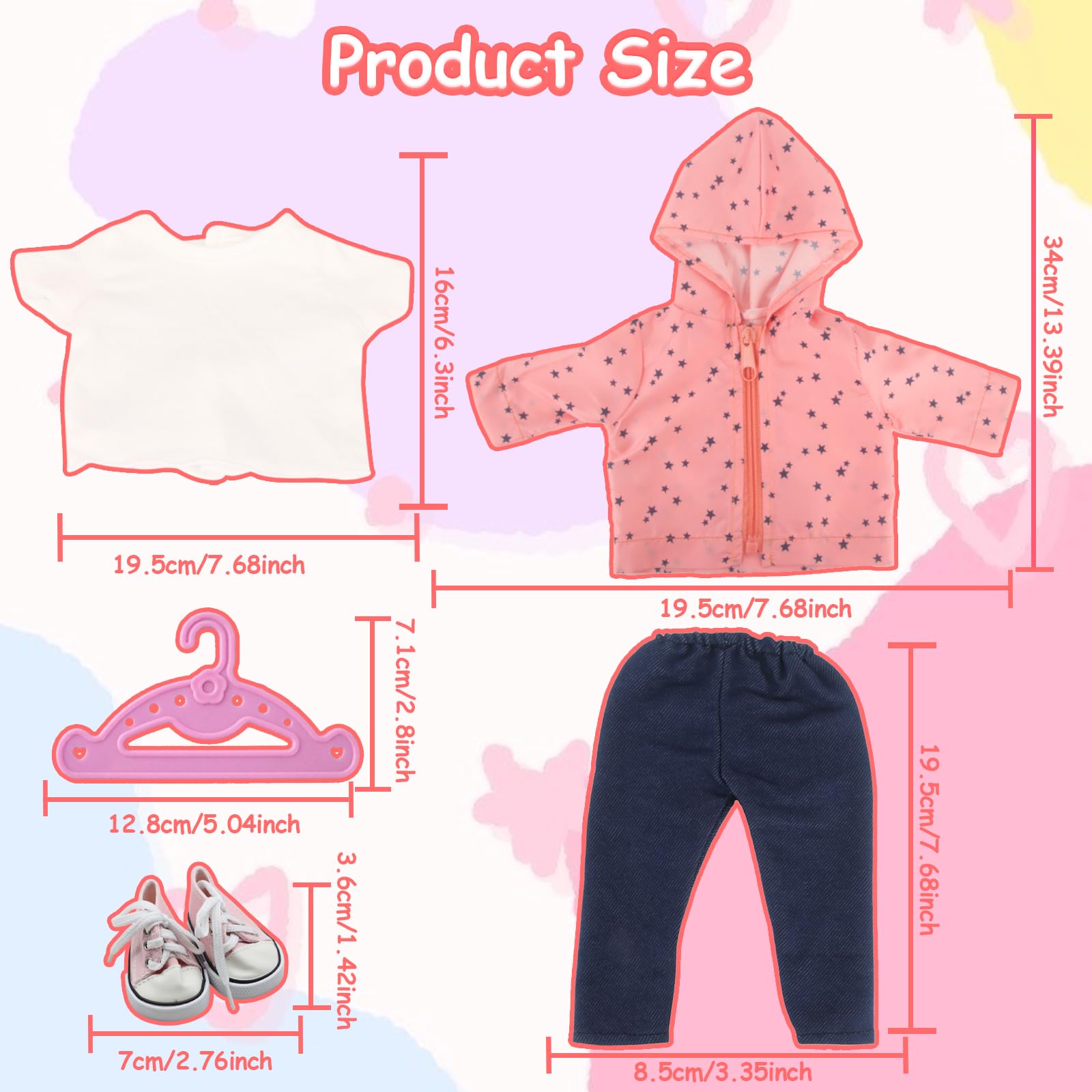 Opbergrek voor Bigigs Toys poppenkleding | Speelgoed - Poppen & Rollenspel speelgoed