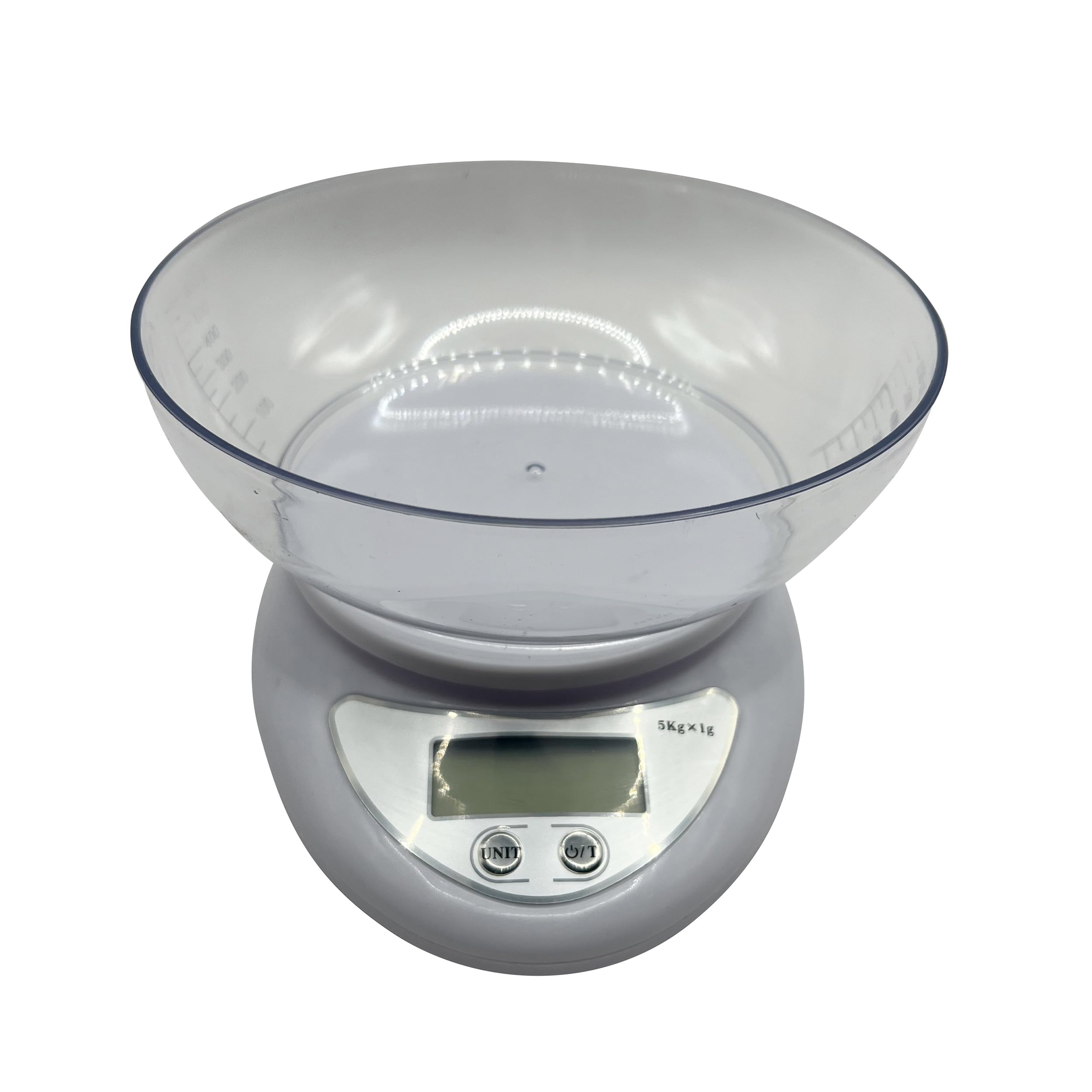 Báscula de cocina digital inteligente con cuenco desmontable de 5 kg x 1 g, peso gramos y onzas para café, hornear, cocinar