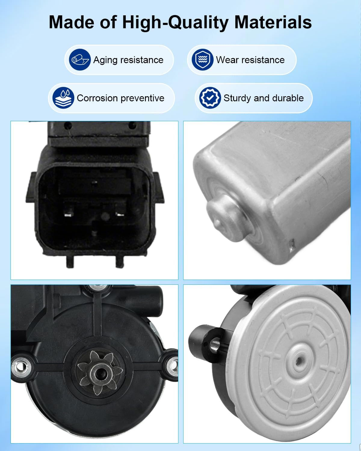 Power Window Motor Fit for Isuzu NQR NPRHD FTR GMC W3500 W4500 W5500HD 2008-2025 Replace 8980584240 8980584290A, Right Passenger Side