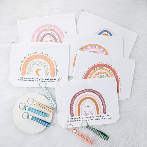 Miniatura 6 de Bokon Juego de 30 regalos de agradecimiento a los empleados de 12 onzas con texto en inglés "May You Be Proud", vaso de acero inoxidable, bolsas de