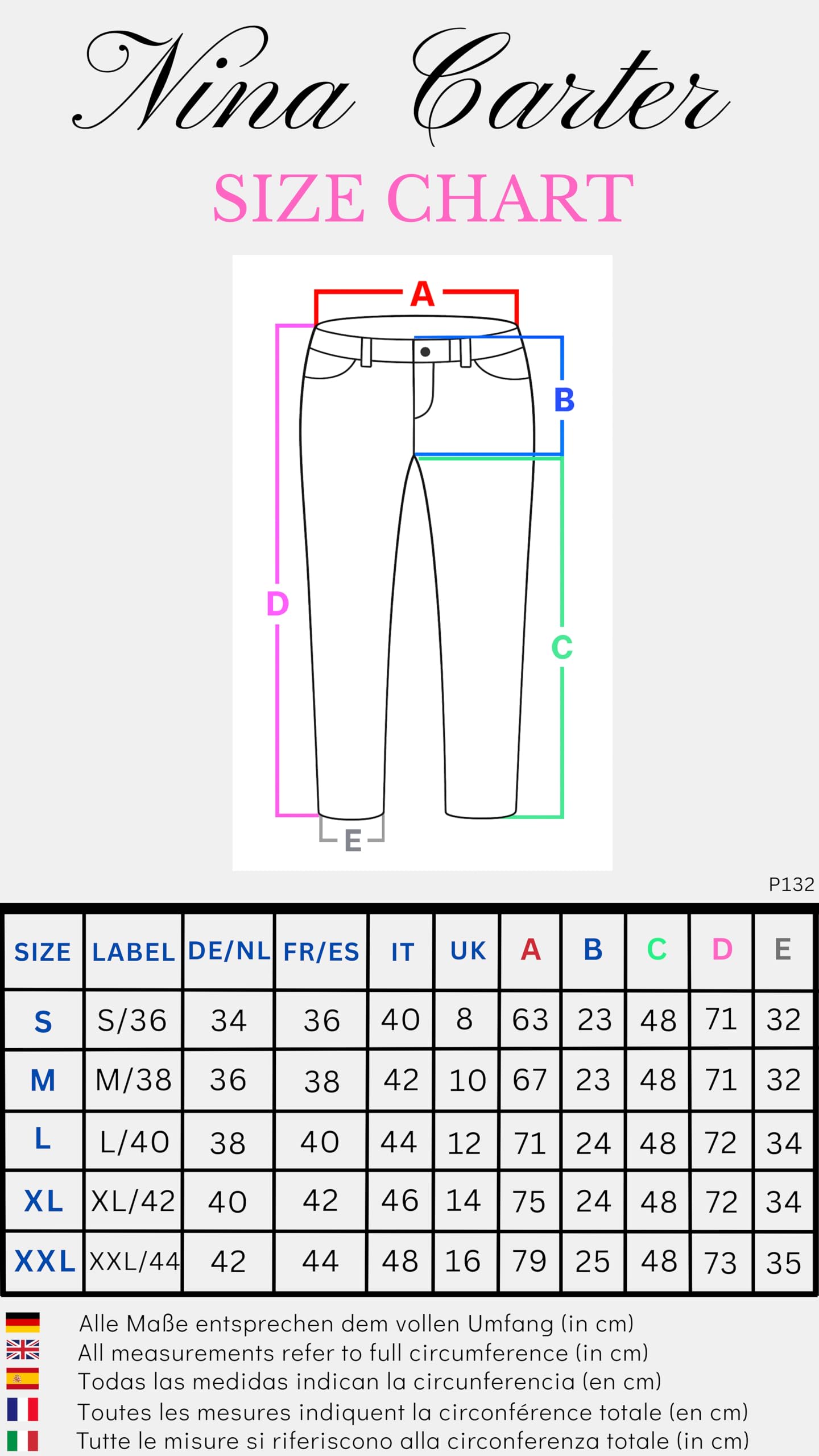 Nina Carter P132 Capri Skinny Fit Jeans a vita alta, effetto lavanderia