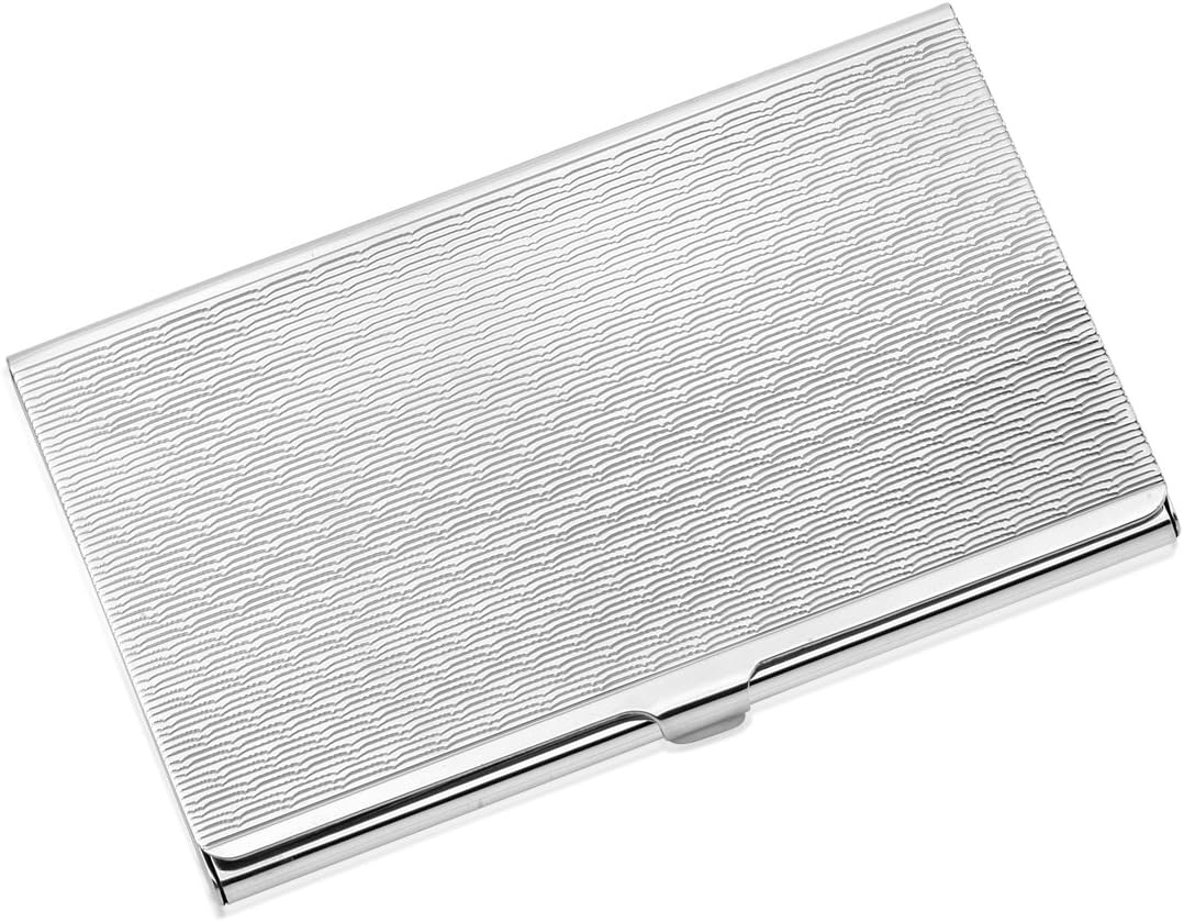 Luxury Sterling Silver 925 Business Card Holder Case Italy Zsamuel