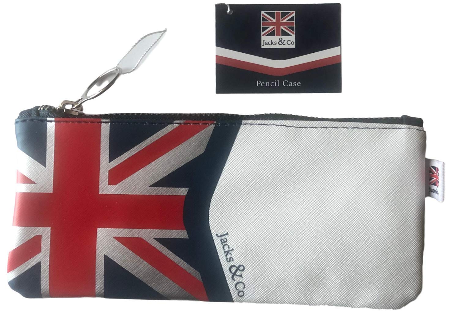 Union Jack Flag Pencil Case High Quality, Multi Colour, H9.5 W20 D2 - Image 4