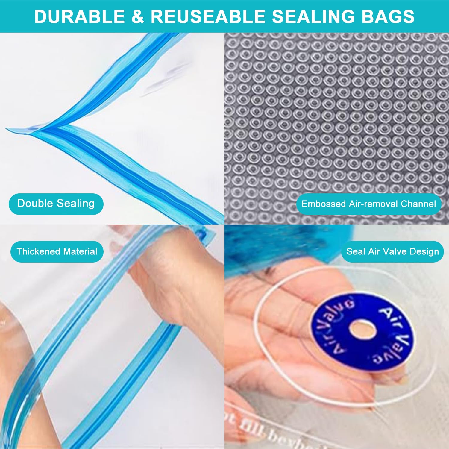 30PCS 3D Printer Filament Vacuum Storage Bags, 3D Printing Filament Spools Storage Set with Desiccants, Perfect for 3D Filament Spool Storage or Using After Filament Dryer Box