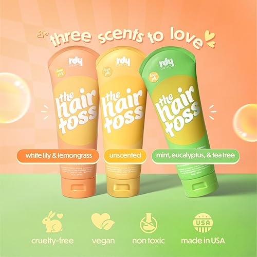 Miniatura 5 de Set de champú y acondicionador fortalecedor 13.5floz7floz sin perfume y acondicionador desenredante para mujeres y hombres, lavado de cabello de