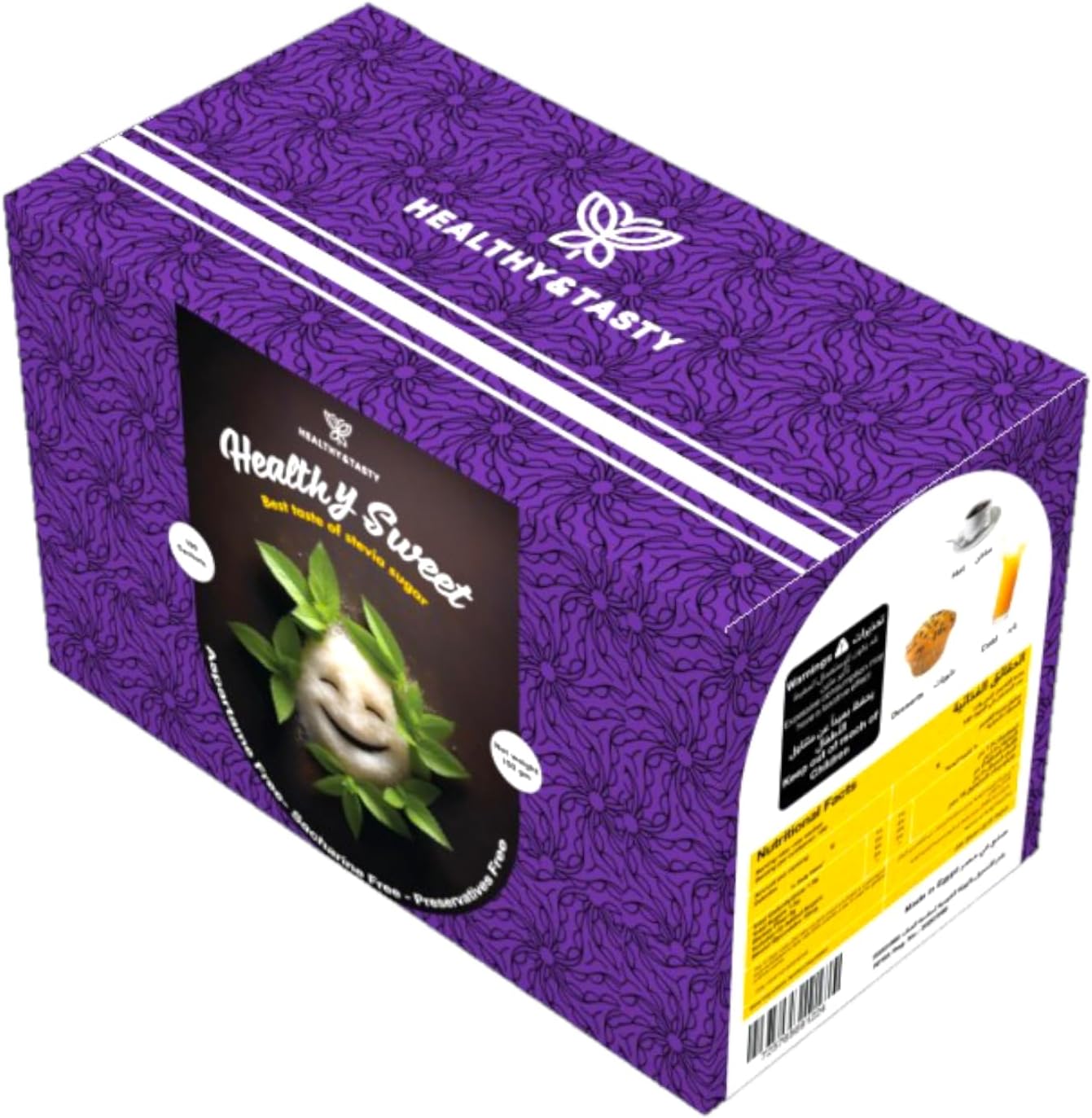 Healthy & TastyStevia Natural Sweetener Powder from Stevia Leaves, Zero Calorie