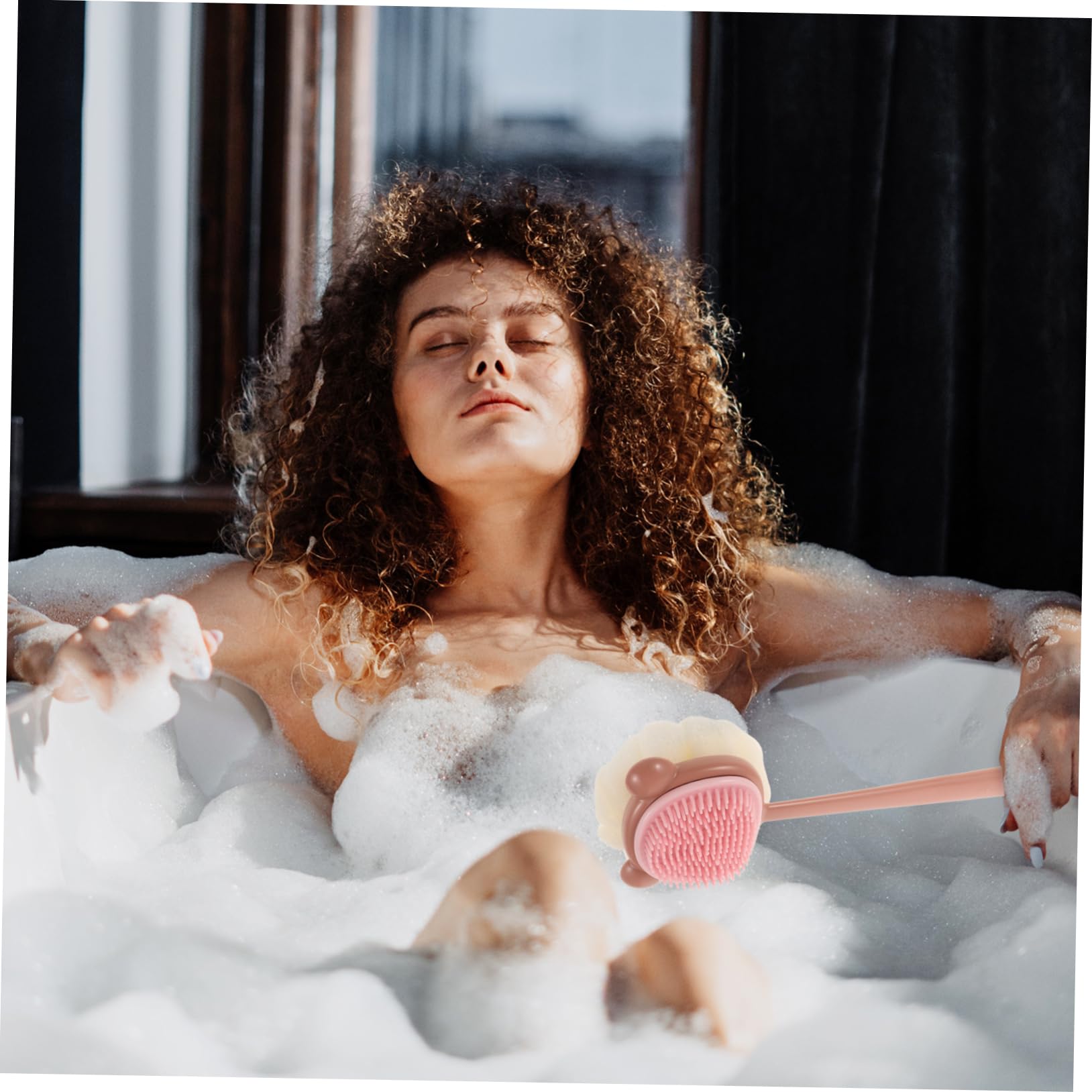 Angoily 3piezas Cepillo De Ducha De Mango Doble Cara Para Exfoliación y Limpieza De Cuerpo Cepillo De Para Masaje y Circulación Para Familiar
