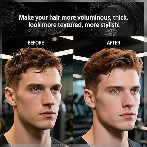 Miniatura 5 de Polvo para peinar el cabello para hombres y mujeres, polvo de textura de cabello, texturizante y voluminizador, sujeción fuerte, acabado mate