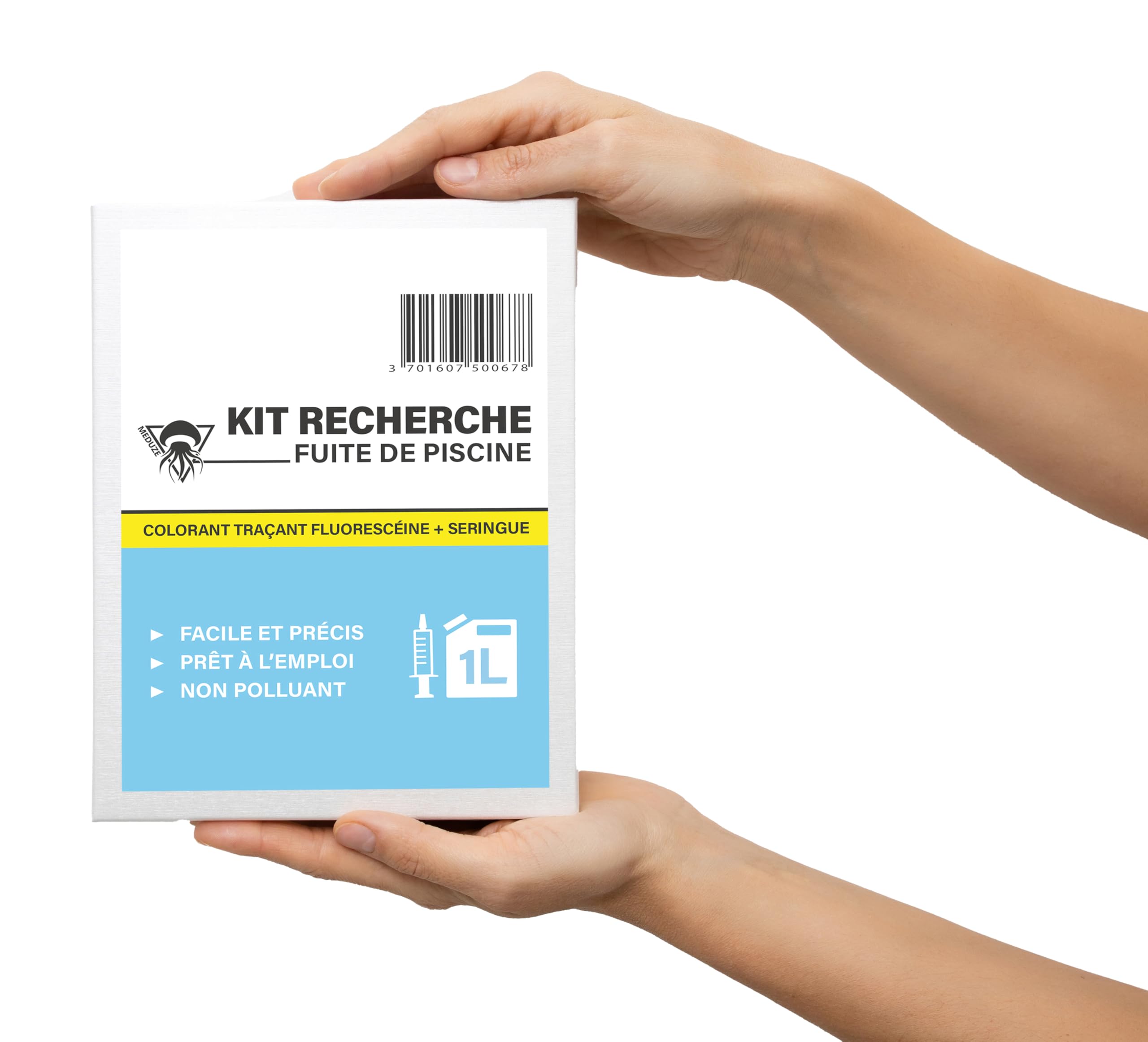 Méduze - Lecksuch-Set für Pool, 1 l, gebrauchsfertig – Universal