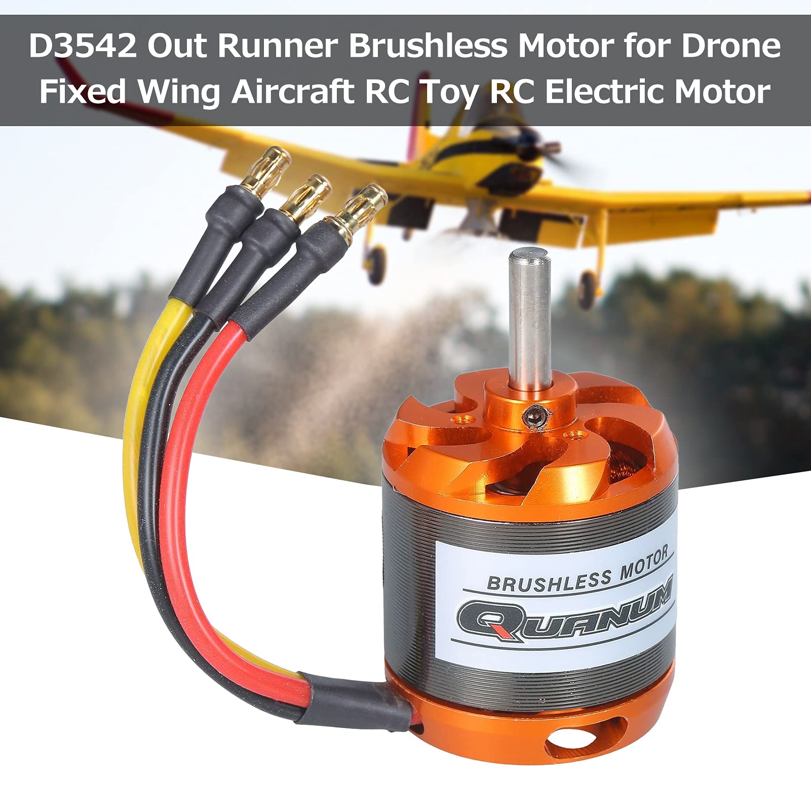 Motor Outrunner Sin Escobillas 3536/3542 – 910KV A 1450KV Para Drones Y Aviones RC, Potente Y Eficiente Para Multieje Y Ala Fija, Pieza De Repuesto Con ESC Recomendado