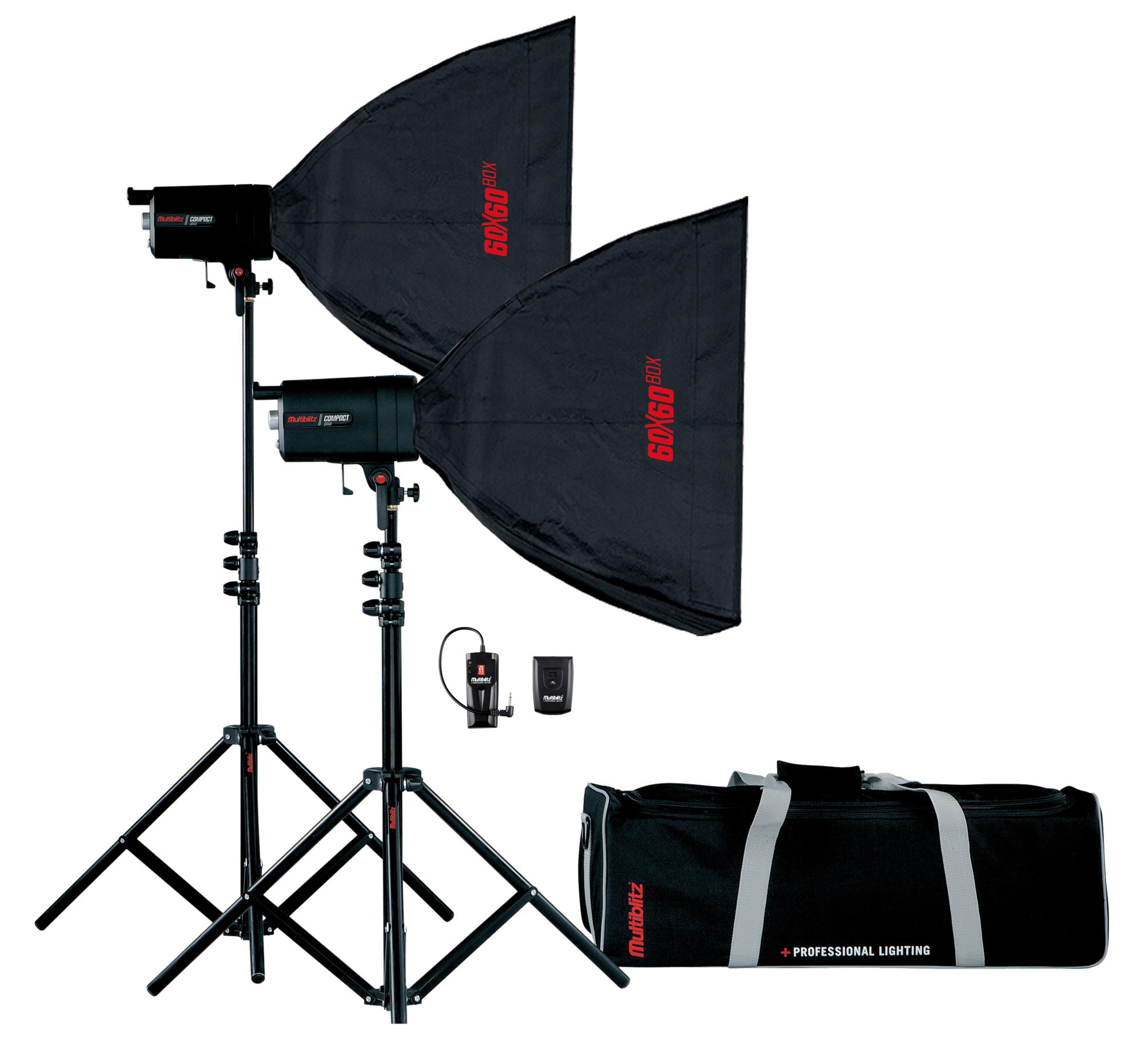 Multiblitz Compact Plus MK2 kit 2x200Ws pour un contrôle absolu de la lumière diffuse X-SLA - 7