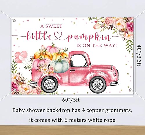 Miniatura 4 de Yuzioey 125 decoraciones de calabaza para baby shower, suministros de baby shower, kit de guirnalda de globos de calabaza, cajas de bebé, pancarta