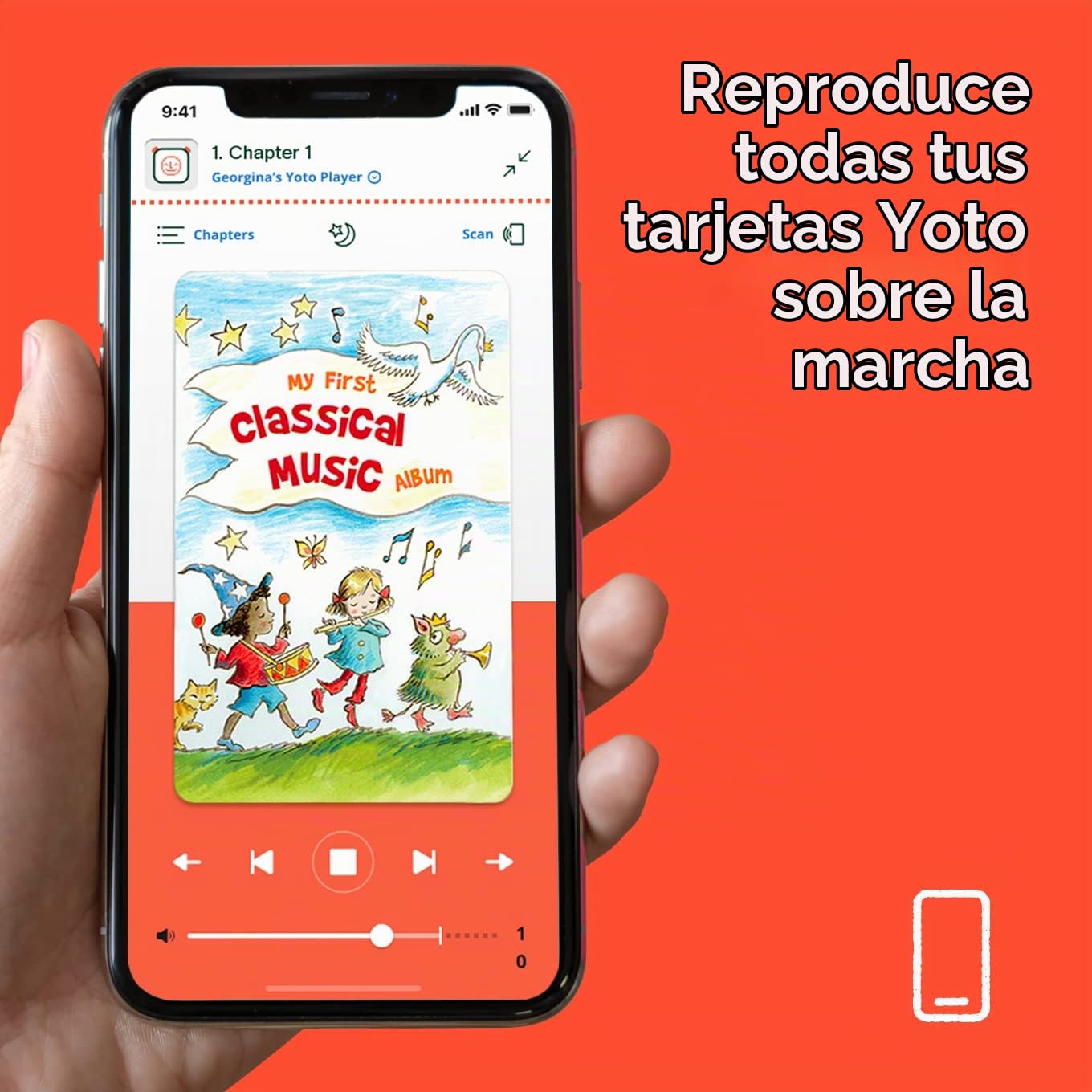 Yoto: My First Classical Music Collection – 10 Tarjetas Musicales en inglés sin Pantallas. Canciones instrumentales Suaves y relajantes. Compatible con Player y Mini Todo-en-Uno.