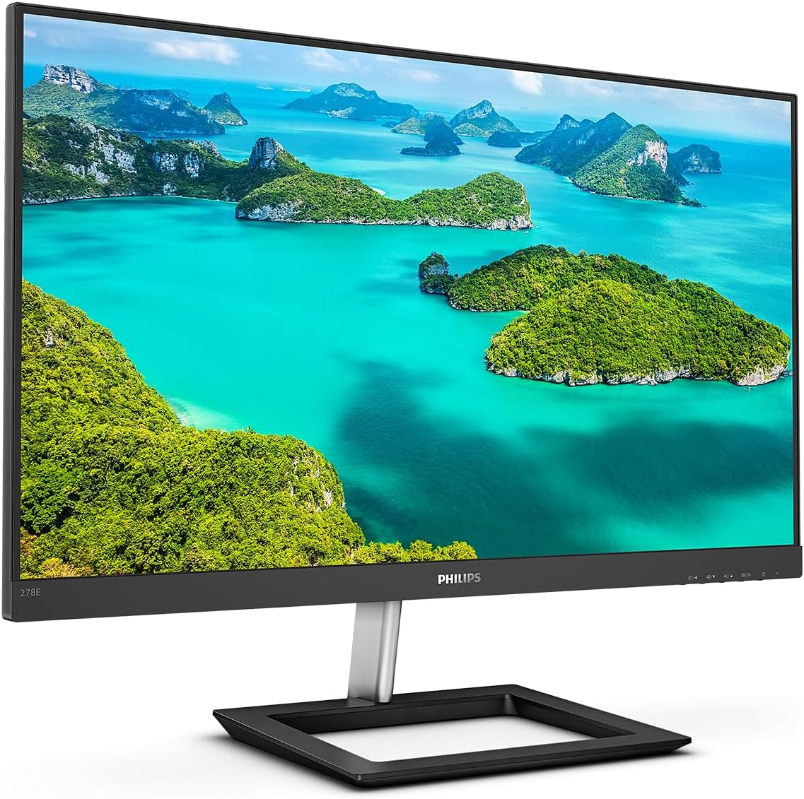 Philips 278E1A - 27 Inch 4K Monitor, 60Hz, 4ms, IPS, Speakers ...