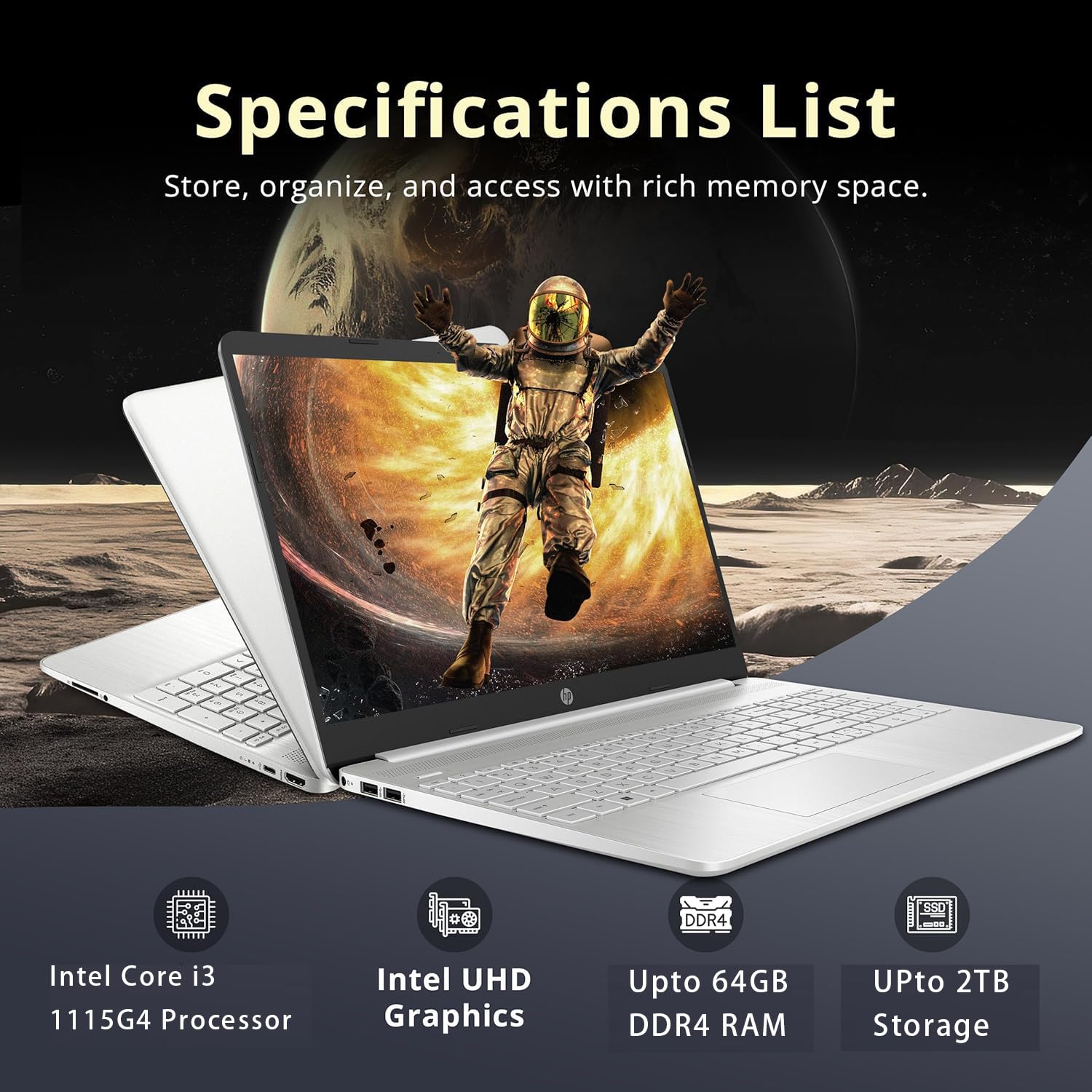 Amazon.com: HP 15.6 Inch Laptop | Intel Core i3, 11th Gen Dual