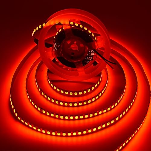 Miniatura 1 de SUYOOULIN Tira de luces LED, 16.4 pies SMD 5050 600 luces LED, 15000 lúmenes, flexible, CC 12 V, impermeable, IP65, cinta LED, bricolaje, Navidad,