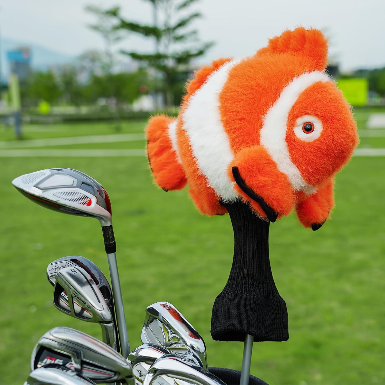 Golf Club Cover Driver Headcovers Funny Plush Animals Golf Headcover Driver Head Cover fits up to 460cc Driver Clube Head Golf Gift for Men Women Who Love Golf Also for Kids