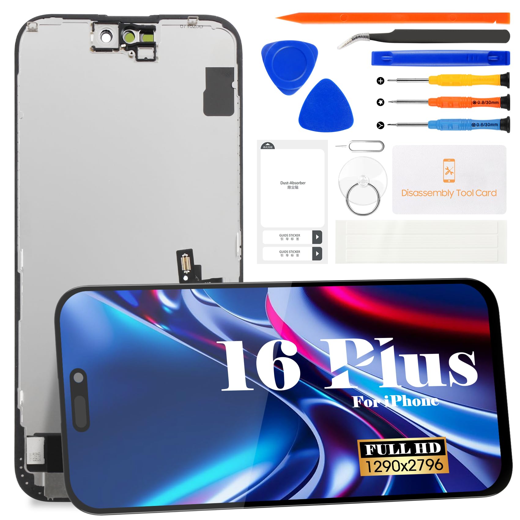 Amazon.com: Incell for iPhone 16 Plus LCD Display for iPhone 16