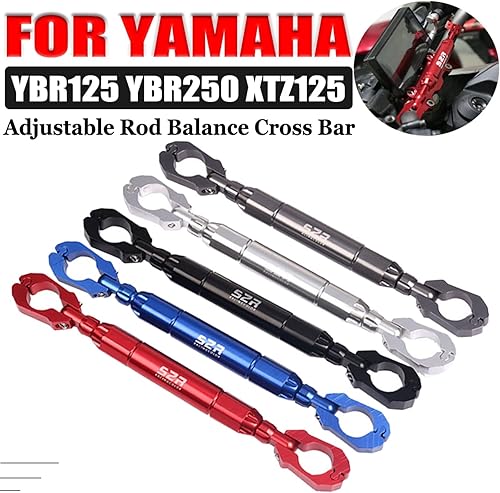 Miniatura 2 de LECTY Motorcycle Balance Bar Motorcycle Adjustable Rod Balance Cross Bar Handle Reinforce Gripsy for Yamaha YBR125 ED XTZ YB 125 XTZ125 YBR125K
