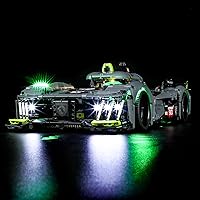 Vista 2 de BRIKSMAX Kit de iluminación LED para LEGO-42156 Peugeot 9X8 24H Le Mans Hybrid Hypercar - Compatible con Lego Technic Building Blocks Model- No
