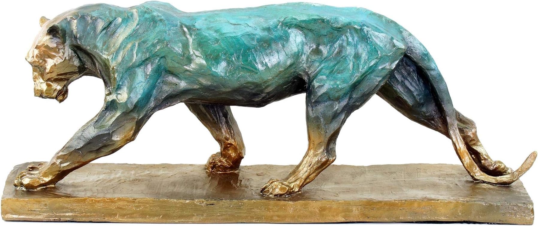Bronze Animal Figurine - Walking Panther (1904) - Panthère marchant - Statue by Rembrandt Bugatti - Wildlife Sculptures - Height: 19 cm - Width: 48 cm