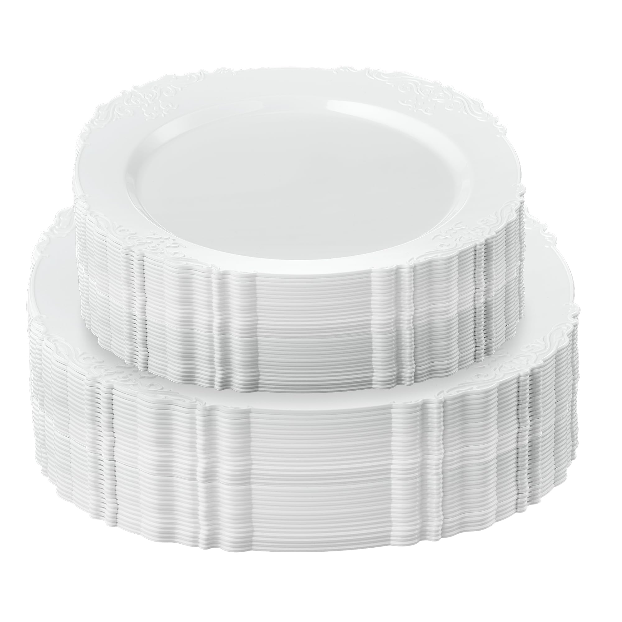 Elegant Disposable Plates - Granite Party Set -16