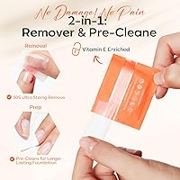 Vista 3 de Modelones Kits de fortalecedor de uñas, almohadillas para quitar esmalte de uñas, lápiz de aceite para cutículas, endurecedor para reparación