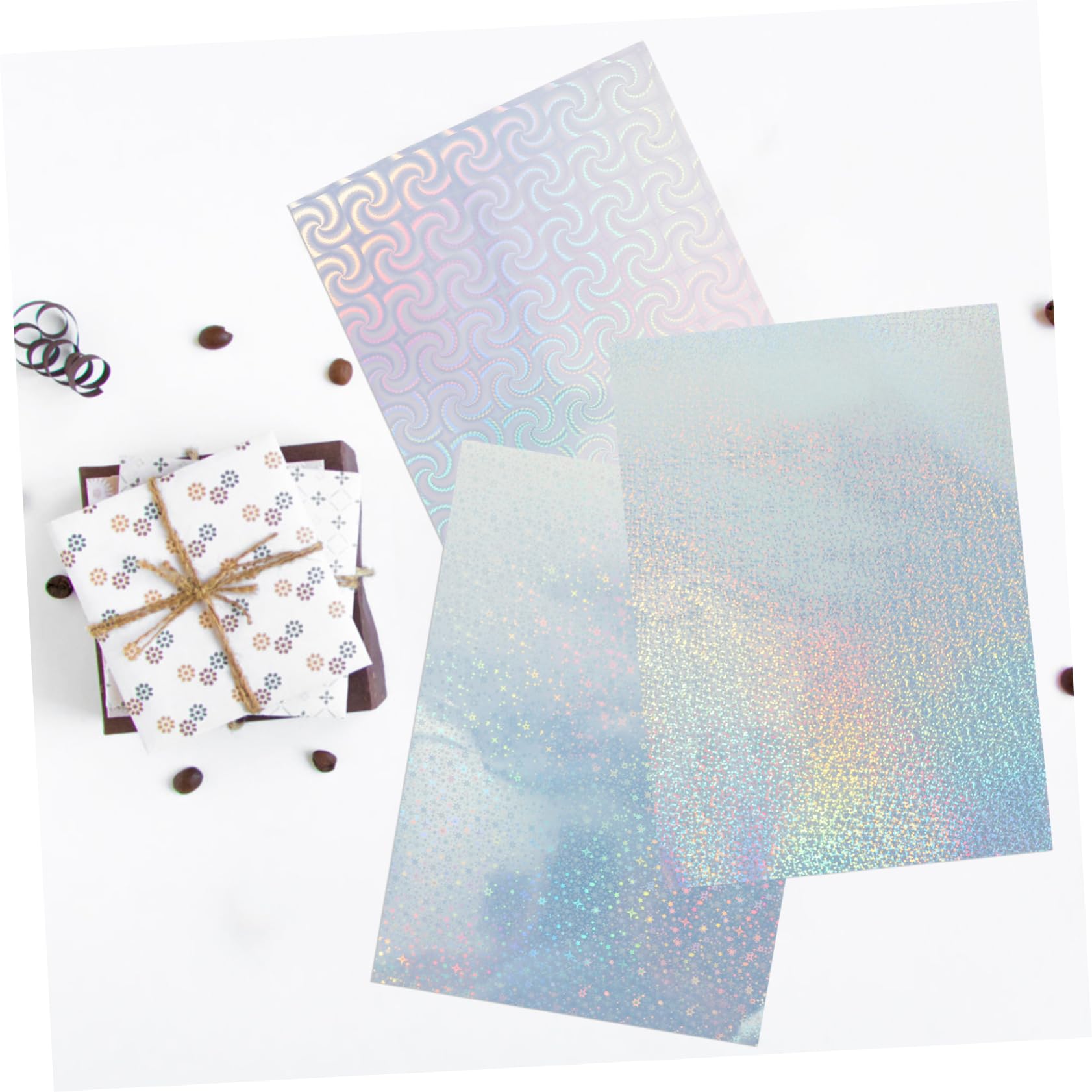 30 Stück Aufkleberpapier für Drucker, Aluminium Laminat, Bedruckbar