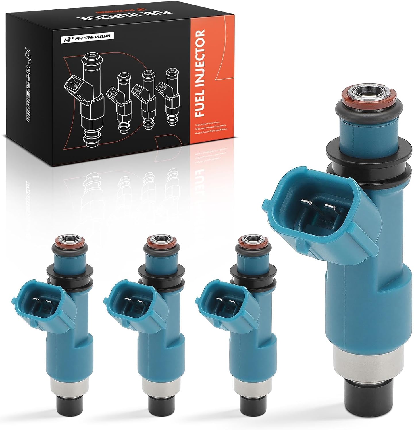 A-Premium Set of 4 Fuel Injectors for Subaru Crosstrek/Impreza (Set of 4)