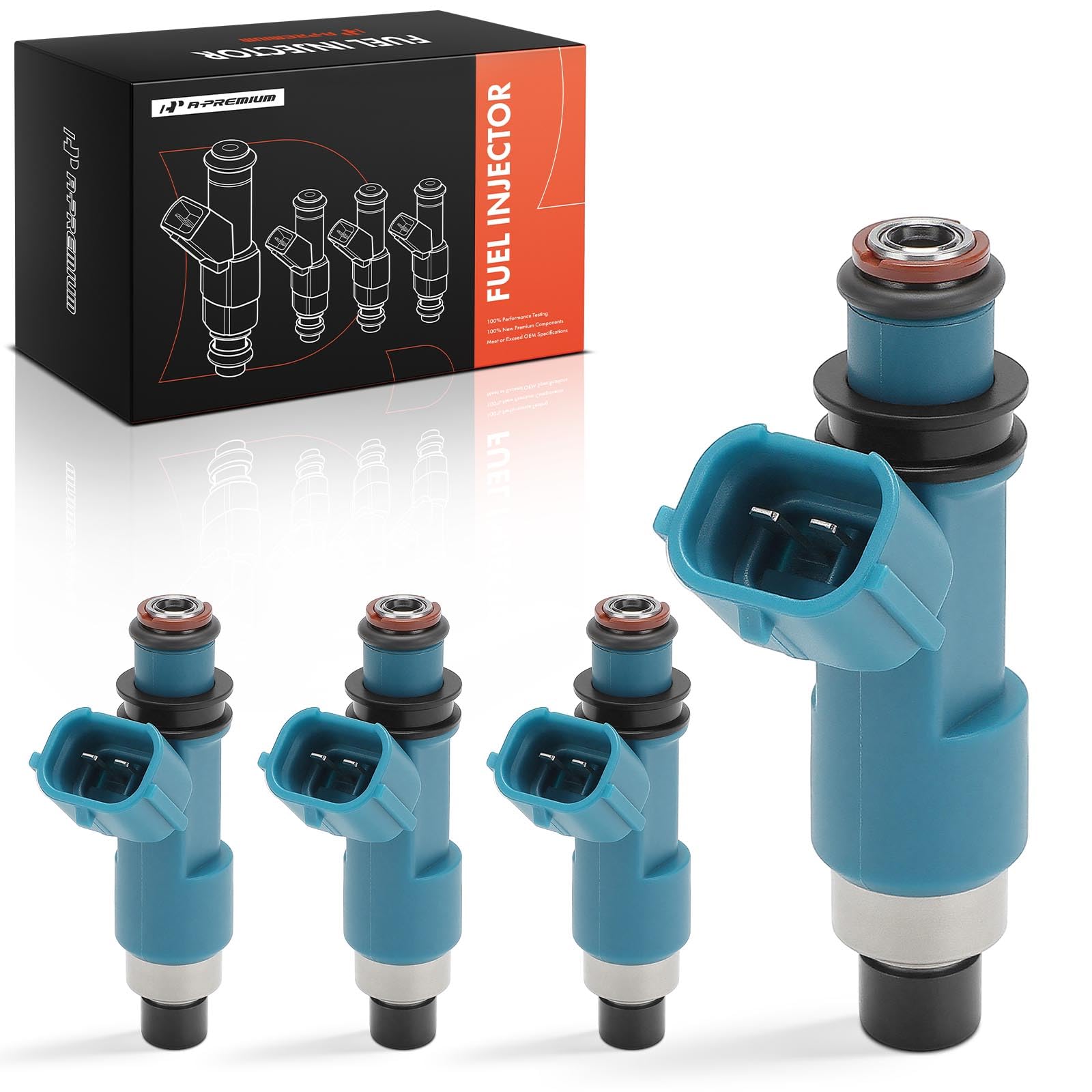 A-Premium Set of 4 Fuel Injectors Compatible with Subaru Impreza 2012-2014 2.0L, Crosstrek 2016-2017, XV Crosstrek 2013-2015