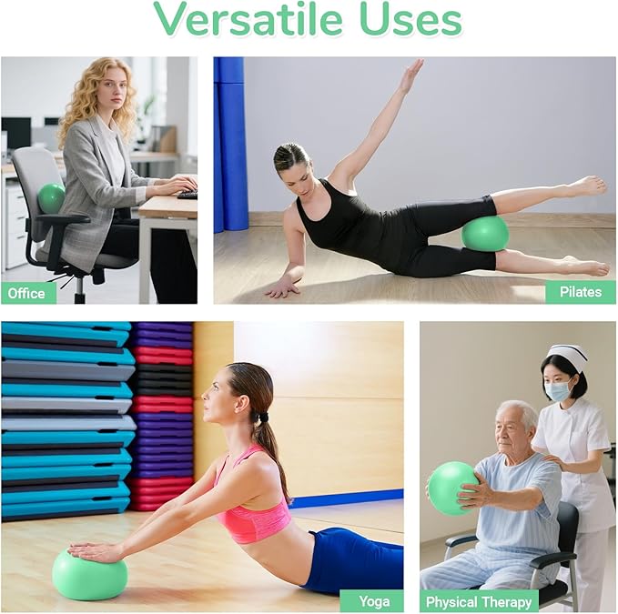 Set de Anillo de Pilates TOPZGLEEY con Mini Pelota y Bandas miniatura 6