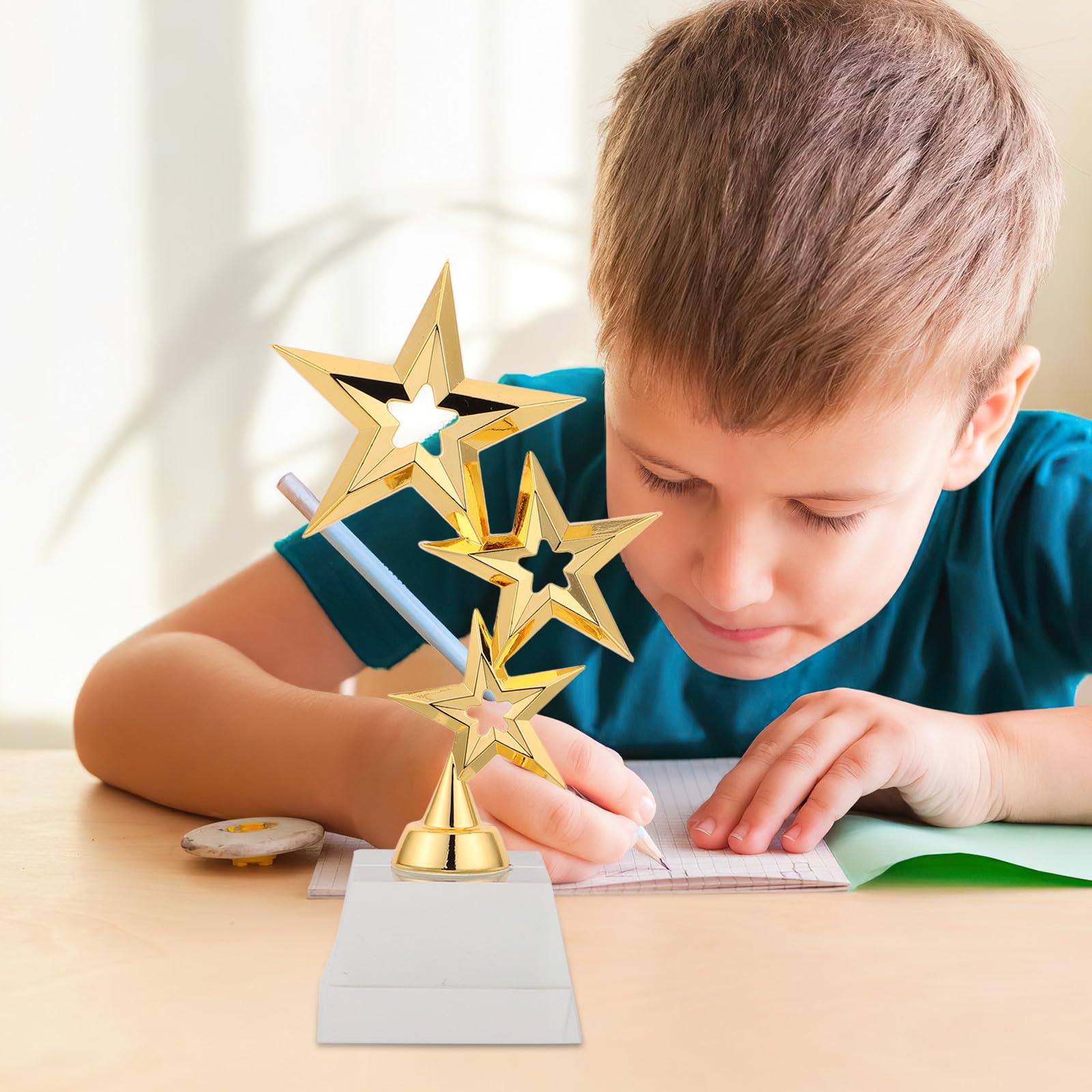 Trofeo Estrella de Pequeño Cristal Aleación y Zinc para Niños