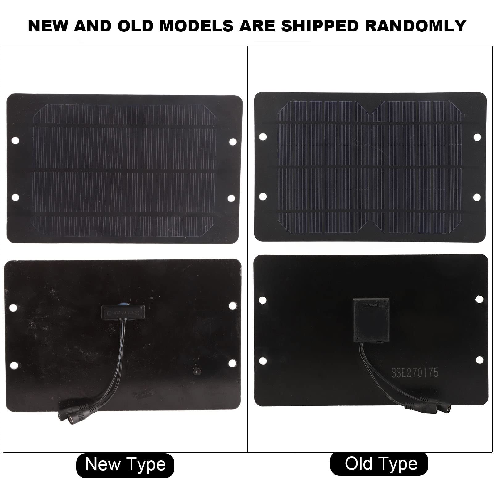 Oumefar Ventilador con Energía Solar, Ventilador Dual con Panel Solar Plástico de Silicona 10W 12V 2A Portátil Al Aire Libre para Gallinero Invernadero RV Coche