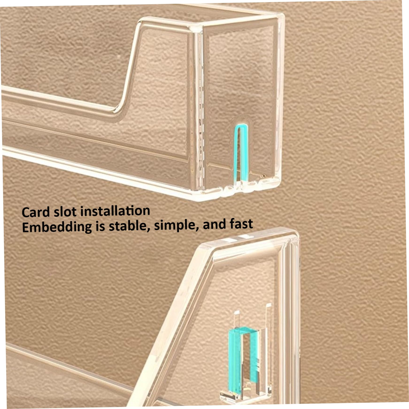 Présentoir de Cartes à Collectionner Support Vertical d'affichage de Cartes Sport en Acrylique Transparent à 5 Niveaux pour Postales classées par Sport Baseball, Basket-Ball, 12 x 8, 5