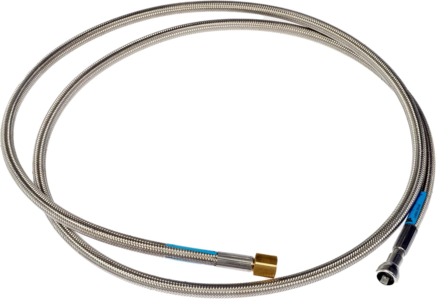 Dorman 819-824 Rear Flexible Stainless Steel Braided Fuel Line Compatible with Select Chevrolet/GMC Models (OE FIX)