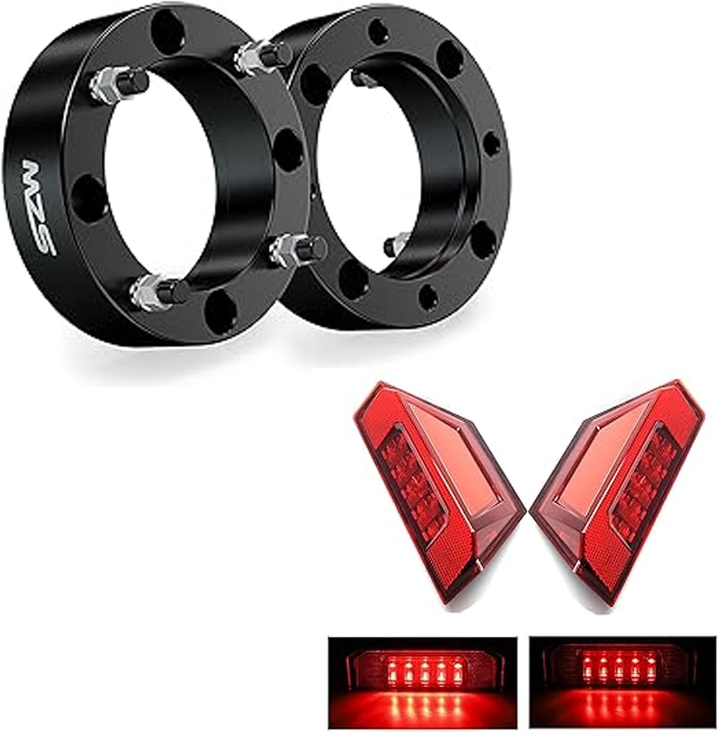 MZS 4x156 Wheel Spacers 131mm + Tail Lights Compatible with Ranger