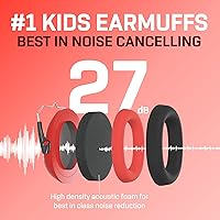 Vista 80 de Vanderfields Kids Ear Protection Earmuffs - Noise Cancelling Headphones for Kids, Autism, Toddler, Children