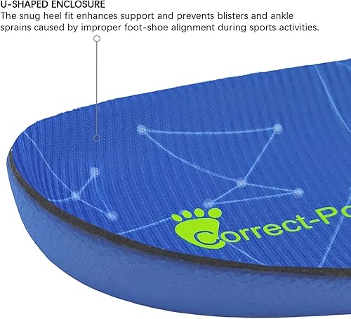 Miniatura 5 de Correct Position - Plantillas para pies para fascitis plantar, soporte para el arco, insertos ortopédicos para aliviar los pies planos, arco alto,