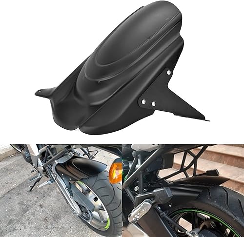 Miniatura 6 de Protect Wheel - Guardabarros para motocicleta, color negro, funda protectora contra salpicaduras para Kawasaki Versys 650 KLE650 2014 2015-2020