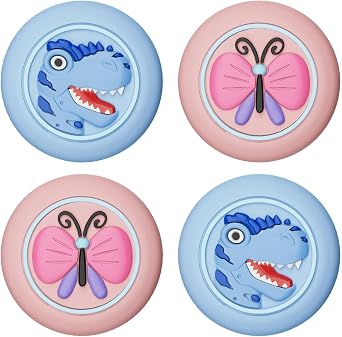 for Airtag Holder for Kids 4 Pack,Hidden Air Tag Kids Holder with Safety Pin, Anti Lost, for Children, Elderly, Luggage, Clothing Cartoon