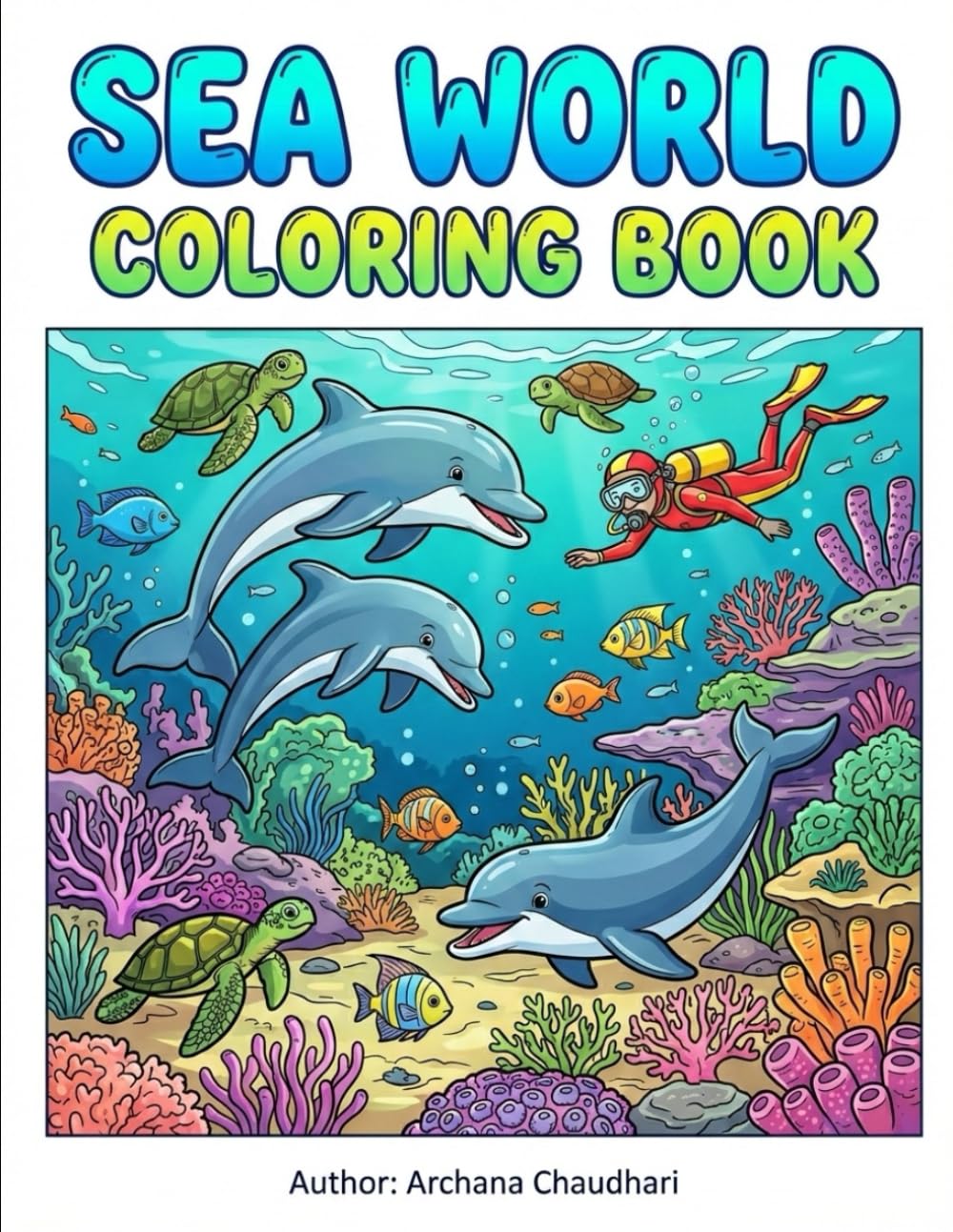 Sea World Coloring Book