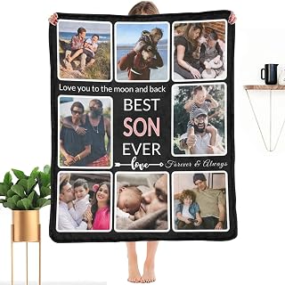 Gifts For Son Customized Blanket With Photo