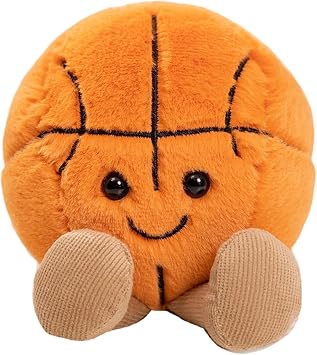Multifunctional Plush Sports Ball Toy Safe Cotton Birthday Present Basketball Soccer Plush for Kids and Adults