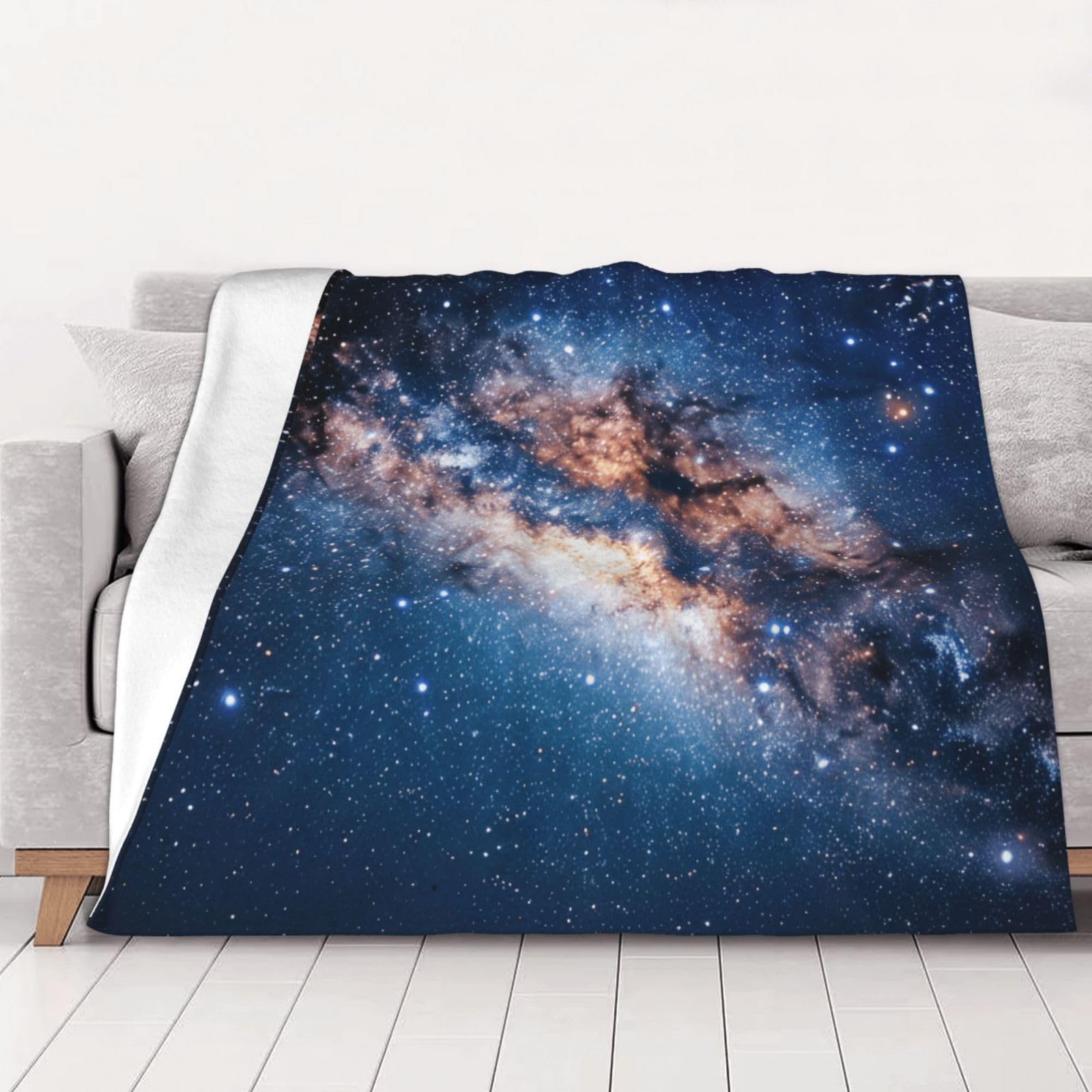 Plaid univers étoilé 200x150cm le cadeau idéal doux et réconfortant pour homme et femme