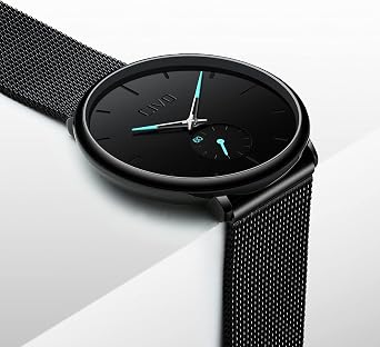 CIVO Mens Watch Stainless Steel Analogue Quartz Waterproof Business Casual Fashion Wrist Watches Gift for Men